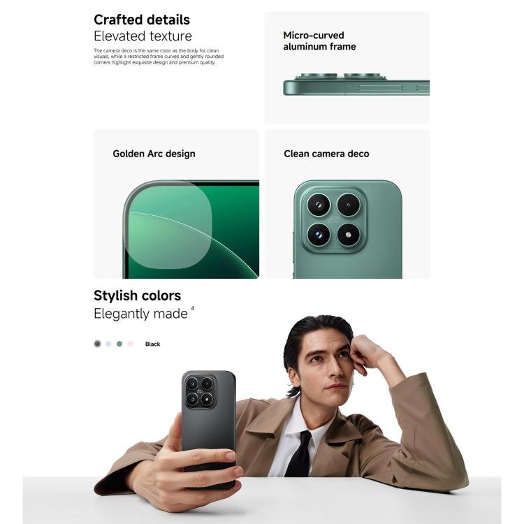 Xiaomi 17 Global, 12GB+256GB, Ultrasonic Fingerprint, 6.3 inch Xiaomi HyperOS 3 Snapdragon 8 Elite Gen 5 Octa Core, NFC, Network: 5G, 12GB+256GB - Image 7
