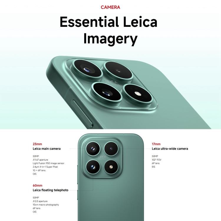 Xiaomi 17 Global, 12GB+256GB, Ultrasonic Fingerprint, 6.3 inch Xiaomi HyperOS 3 Snapdragon 8 Elite Gen 5 Octa Core, NFC, Network: 5G, 12GB+256GB - Image 9