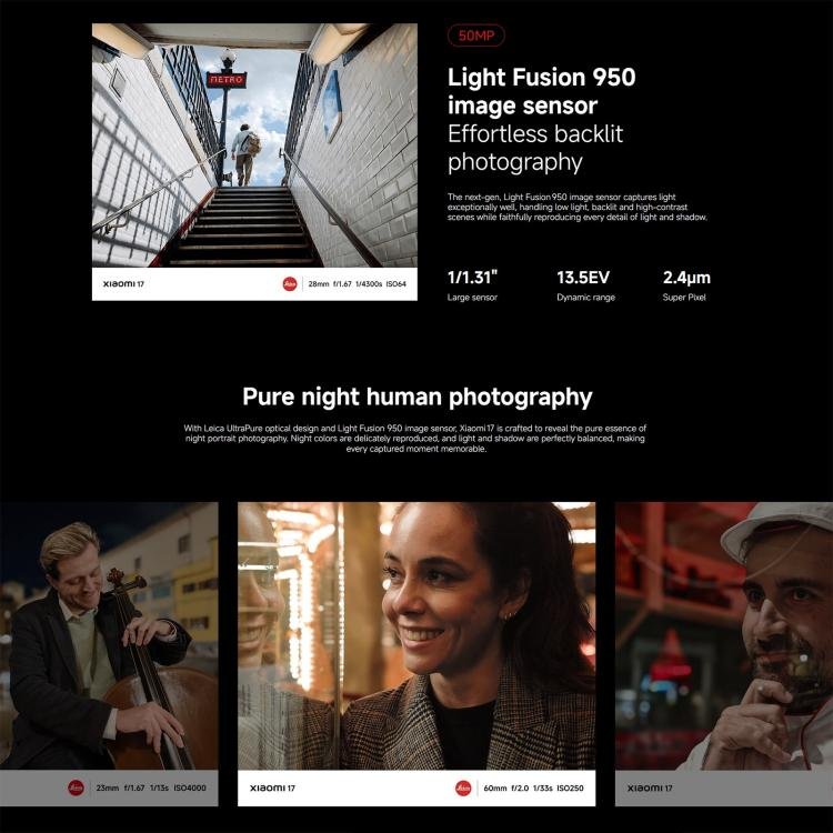 Xiaomi 17 Global, 12GB+256GB, Ultrasonic Fingerprint, 6.3 inch Xiaomi HyperOS 3 Snapdragon 8 Elite Gen 5 Octa Core, NFC, Network: 5G, 12GB+256GB - Image 12