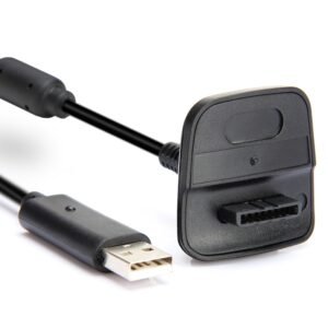 XBOX 360 1.5m Wireless Controller Charging Cable with Magnetic for XBOX 360, For XBOX 360(Black) Length : 1.5m, For XBOX 360(White) Length : 1.5m