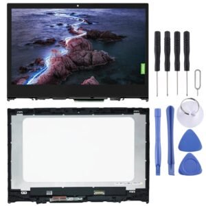 1920 x 1080px LCD Screen and Digitizer Full Assembly With Frame for Lenovo Yoga 520-14IKB, For Lenovo Yoga 520-14IKB 1920 x 1080px