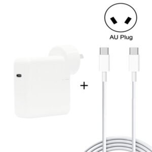 96W USB-C / Type-C Power Adapter Portable Charger with 1.8m USB-C / Type-C to USB-C / Type-C Charging Cable,, 96W AU Plug, 96W US Plug, 96W EU Plug, 96W UK Plug