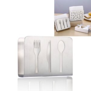 Restaurant Hotel Napkin Nolder Paper Towel Holder Stainless Steel Square Towel Holder, Tableware (Sanding), Grilles (Sanding), Plant (Sanding), Lovers (Sanding)
