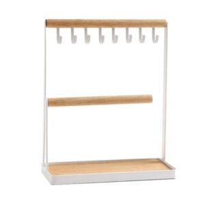 Hook Jewelry Rack Mobile Phone Jewelry Glasses Desktop Two-layer Display Rack, Jewelry Rack