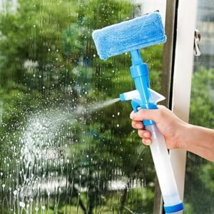 Multi-functional Double-sided Cleaning Scraper Household Tool Spray Water Brush Glass Scraping Tool Cleaner, Cleaning Scraper