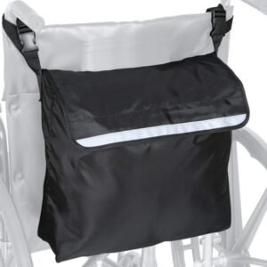 Outdoor Electric Wheelchair Armrest Storage Bag, 18x16x8 inches
