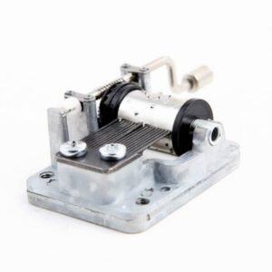 2 PCS Hand-cranked Music Box Movement Music Bell Movement Crafts Toys DIY Accessories, Meet, Mark of the Rain, Love Story, Memory, Edelweiss, Flying over the rainbow, Happy Birthday, Wedding March, Fairy Tale, Rose Life, Little Star, Jingle Bells...