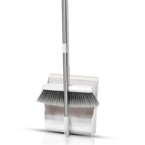 Household Folding Standing Rotatable Broom And Dustpan Set Combination, Folding Standing Dustpan