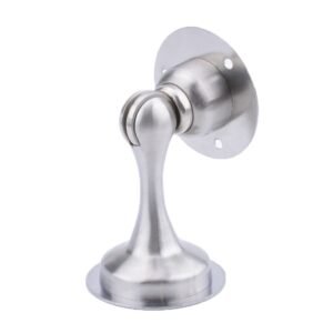 Punch-Free Stainless Steel Thickened Strong Magnetic Door Stopper, Brushed Steel, Green Bronze, Red Bronze, Black