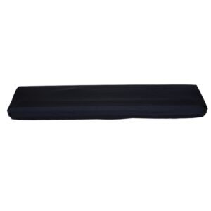 Water-Repellent Opening Electronic Keyboard Cover Oxford Cloth Dust Cover Drawstring Keyboard Instrument Cover, 61 Keys Black 98x42x21cm, 88 Key Black 124x49x36cm