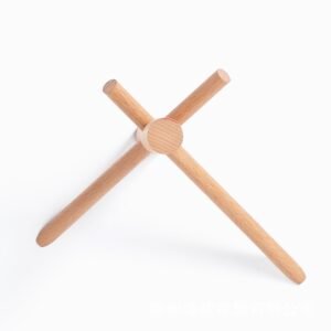 Solid Wood Hanger Wall Decoration Coat Hook, Beech Hook, Black Walnut Hook
