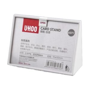 Acrylic Triangle Price Tag Student Desk Seat Board (White), 7.4x5.3cm (White), 7.4x10.5cm (White), 7.4x5.3cm (Black), 7.4x10.5cm (Black)