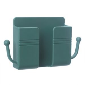 10 PCS Wall-Mounted Remote Control Storage Box Bedside Mobile Phone Charging Stand, 10 PCS Green, 10 PCS Blue, 10 PCS Pink, 10 PCS White, 10 PCS Yellow