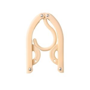 3pcs Portable Travel Folding Hanger Multi-Function Plastic Drying Rack, 3pcs Beige, 3pcs Blue, 3pcs Pink, 3pcs Green
