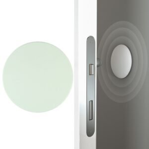Silent Anti-Collision Silicone Pad For Door Handle, Size: 5cm Round Black, 5cm Round White, 5cm Round Black, 5cm Round Gray, 5cm Round Pink, 5cm Round Green, 4.5cm Square Gray, 4.5cm Square Pink, 4.5cm Square Green, 4.5cm Square White, 4.5cm Square Black