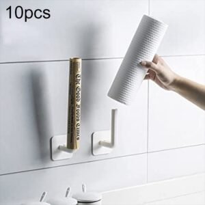 No Punching Traceless Sticker L-shaped Hook Wall Hanging Rack, Hanging Rack