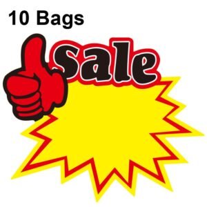 10 bags 21x15cm Explosion Sticker Product Price Tag Supermarket Price Label, WM201, WM202, WM203, WM205, WM206, WM207, WM208, WM209, WM210, WM211, WM212, WM213