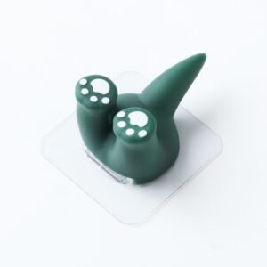 Cartoon Animal Punch-free Hook Traceless Plug Holder Bathroom Cute Toothbrush Hanger, Dinosaur Tail, Cat Tail, Lattice Tail, Corgi Tail, Duck Tail