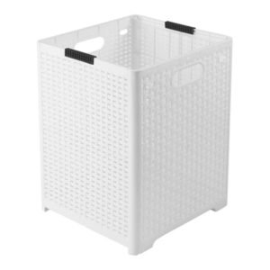 Foldable Dirty Clothes Basket Wall Mounted Bathroom Dirty Clothes Storage Frame Plastic Laundry Basket, Plus Large White, Plus Large Gray, Plus Large Black, Extra Large Black, Extra Large White, Extra Large Gray