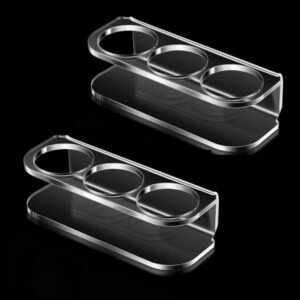 3-Hole Acrylic Tabletop Bottle Storage Stand, 3-Hole