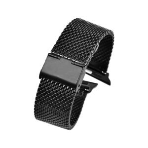 304 Stainless Steel Milanese Watch Band with Connector For Apple Watch Ultra 49mm&Watch Ultra 2 49mm / Series 10 46mm / 9&8&7 45mm / SE 3&SE 2&6&SE&5&4 44mm / 3&2&1 42mm, For Apple Watch Series 7 45mm / & 6 & SE & 5 & 4 44mm