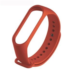 Pure Color Soft TPU Watch Bands for Xiaomi Mi Band 4, Host Not Included, Orange, Pink, Dark Blue, Wine Red, Black