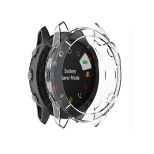 For Garmin Fenix 6X TPU Half Coverage Smart Watch Protevtice Case, For Garmin Fenix 6X