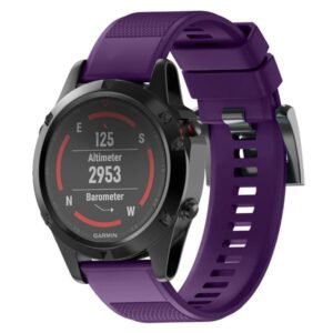 Quick Removable Silicone Watch Band for Fenix 5X 26mm, For Fenix 5X 26mm