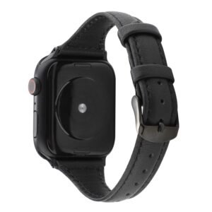 Crazy Horse Texture Genuine Leather Strap, For Apple Watch Series 7 41mm / 6 & SE & 5 & 4 40mm / 3 & 2 & 1 38mm, For Apple Watch Series 8&7 41mm / SE 2&6&SE&5&4 40mm / 3&2&1 38mm...