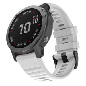 For Garmin Fenix 6 22mm Silicone Smart Watch Replacement Strap Wristband