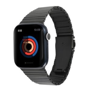 Ocean Metal Replacement Watch Band, For Apple Watch 6 44mm, For Apple Watch 5 40mm, For Apple Watch 5 44mm, For Apple Watch 9 45mm, For Apple Watch 4 40mm, For Apple Watch 4 44mm, For Apple Watch 3 38mm, For Apple Watch 9 41mm, For Apple Watch 3 42mm...