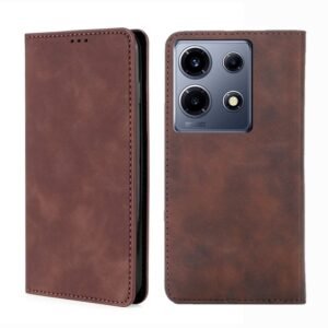Skin Feel Magnetic Leather Phone Case, For Infinix Note 30 5G, For Infinix Smart 7 HD, For Infinix Note 30 VIP 5G, For Infinix Hot 30i 4G, For Infinix Hot 30 4G