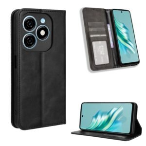 Magnetic Buckle Retro Texture Leather Phone Case, For Tecno Spark 20 4G, For Tecno Pova 5 Pro LH8n, For Tecno Pova Neo 3, For Tenco Pova 5 4G, For Tecno Camon 20 Premier 5G, For Tecno Camon 20 Pro 5G, For Tecno Camon 20 Pro