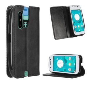 Magnetic Buckle Retro Texture Leather Phone Case, For Sharp Mamorino6