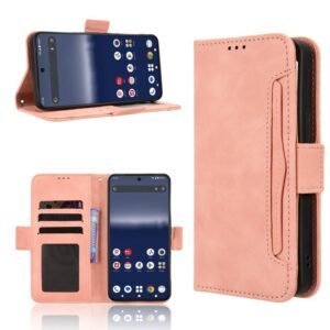 Skin Feel Calf Texture Card Slots Leather Phone Case, For Sharp Aquos R11, For Sharp Aquos Sense10, For Sharp Aquos R10, For Sharp Aquos wish5, For Sharp Basio Active3, For Sharp Aquos Sense9, For Sharp Aquos R9 Pro, For Sharp Aquos wish4...
