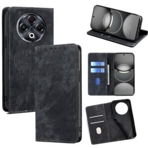 RFID Anti-theft Brush Magnetic Leather Phone Case, For Tecno Spark 30 4G, For Tecno Pova 6 Neo 5G, For Tecno Spark 30C 4G, For Tecno Camon 30 Premier 5G, For Tecno Pova 6 Neo 4G, For Tecno Camon 30 Pro 5G, For Tecno Camon 30, For Tecno Pova 5 Pro...