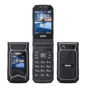 UNIWA X29 Keypad Flip Rugged Phone, 2.8 inch + 1.77 inch Double Screen, MT6261D, Network: 2G, EU Plug, US Plug, UK Plug, AU Plug