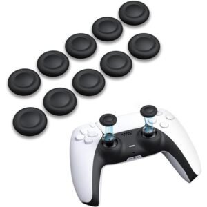XDcase 10pcs Joystick Replacement Thumb Grip Caps for PS5 / PS4