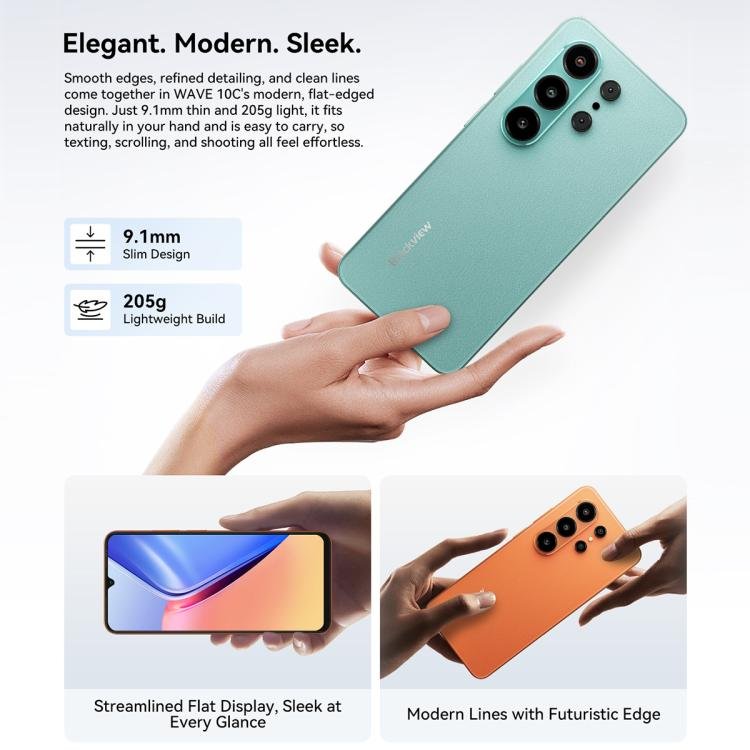 Blackview WAVE 10C, 4GB+32GB, 6.88 inch Android 16 Unisoc UMS312 / T310 Octa Core, Network: 4G, OTG, WAVE 10C, 4GB+32GB - Image 6