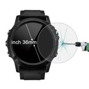 ENKAY Hat-Prince for 36mm Diameter Circular Dial Smart Watch 0.2mm 9H Surface Hardness 2.15D Curved Explosion-proof Tempered Glass Screen Film