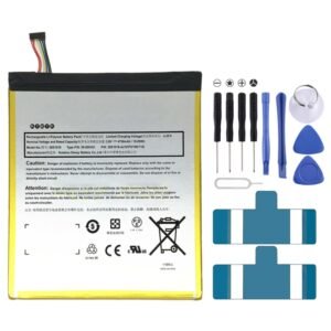 For Amazon Kindle Fire HD 8 inch 6TH Gen PR53DC MC-28A8B8 26S1018 4750mAh Li-polymer Battery Replacement