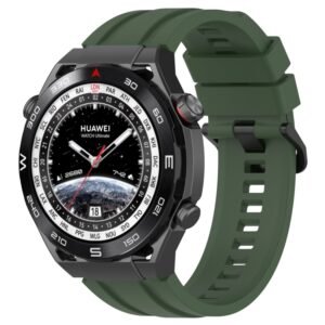 Long & Short Sports Solid Color Silicone Watch Band Set, For Huawei Watch Ultimate, For Honor Watch GS 3i, For Huawei Watch Buds, For Huawei Watch GT3 SE