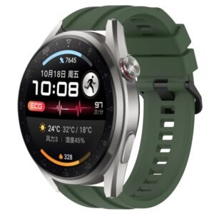 Long & Short Sports Solid Color Silicone Watch Band Set, For Huawei Watch 3 Pro New, For Huawei Watch GT3 Pro 46mm, For Honor Watch GS 3, For Huawei Watch GT3 46mm