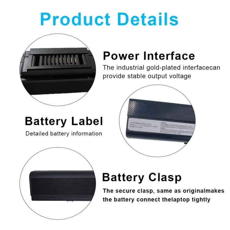 4400mAh Laptop Battery For Asus A42 A52 A62 B53 K42 K52 K62, A32-K52 - Image 3