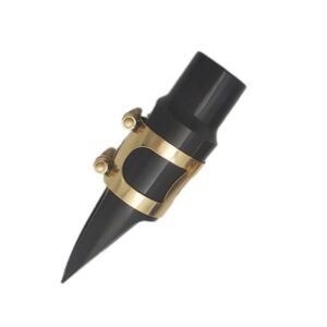 Saxophone Mouthpiece + Hat Clip Wind Instrument Accessories, Tenor, Alto, Treble