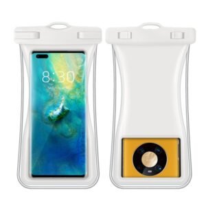Small Waist Floating Airbag Mobile Phone Waterproof Bag TPU Mobile Phone Waterproof Bag, White, Green, Blue, Pink, Black, Smog Blue