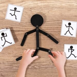 Movement Little People Variety Wooden Stick Splicing Toys
