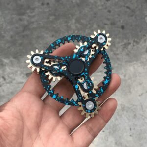 Linkage Fidget Spinner Decompression Toy, Four Gear Upgraded Version Ink(Blue), Four Gear(Silver), Four Gear(Black), Four Gear Upgraded Version(Black), Four Gear Upgraded Version(Silver)