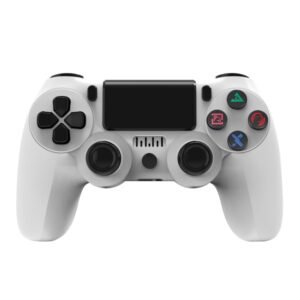 For PS4 Wireless Bluetooth Game Controller With Light Strip Dual Vibration Game Handle, White, Black, Red, Blue, Green, Rose Red, Letter, Line, Fire Ghost, Cartoon, Hulk, Skeleton, Gear, Lightning, Flame, Cloud, Burst, Wood Grain, Star Red...