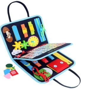 Toddler Montessori Busy Board DIY Children Sensory Early Learning Educational Toy